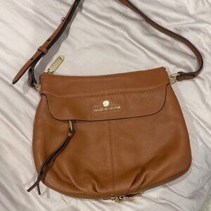 Vince Camuto Tan Leather Crossbody Bag